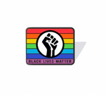 Load image into Gallery viewer, Black Lives Matter Enamel Lapel Support Pin
