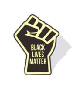 Black Lives Matter Enamel Lapel Support Pin