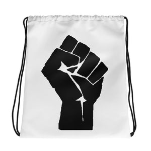 BLM Fist Drawstring Bag