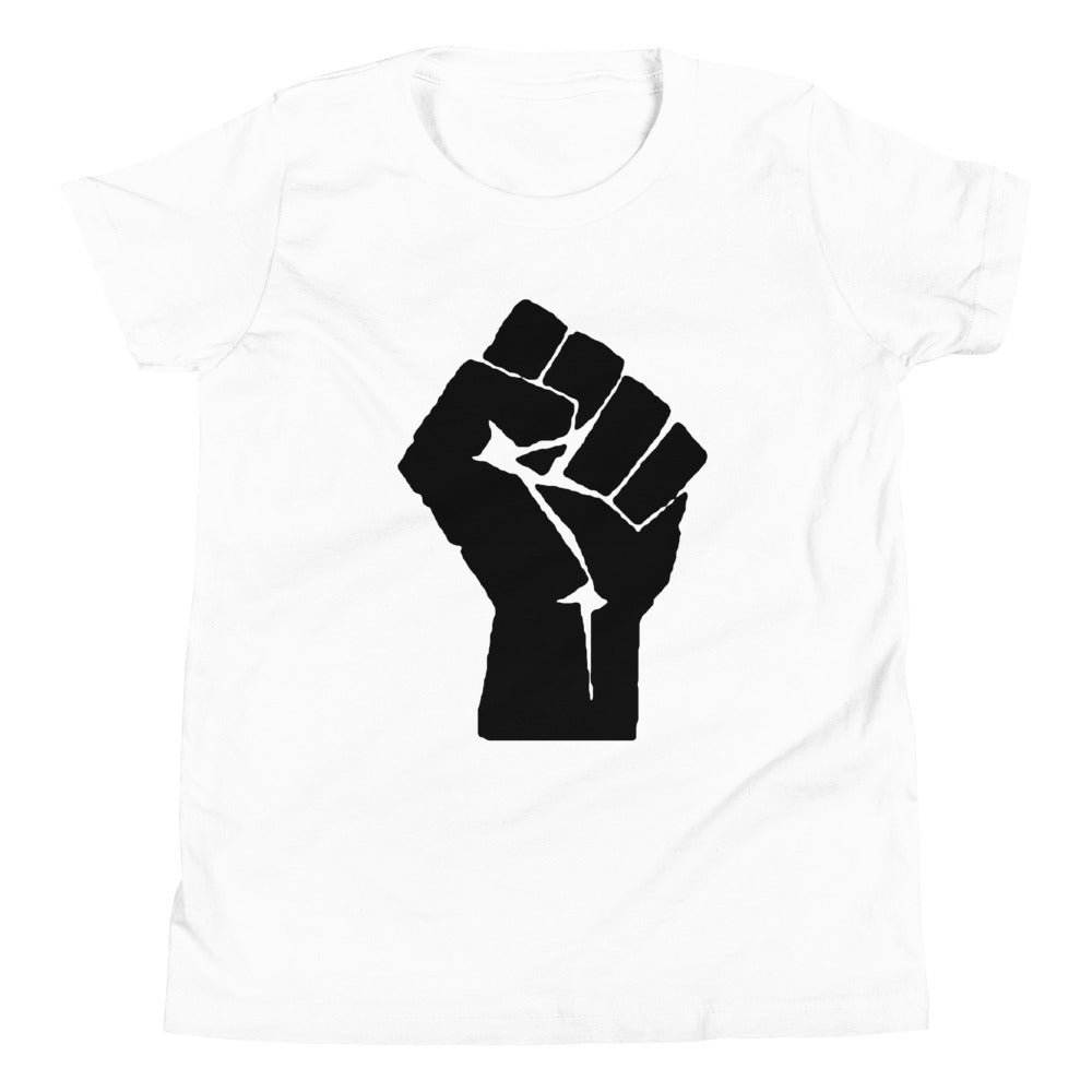 Black Lives Matter Fist Youth Short Sleeve T-Shirt