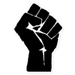 Load image into Gallery viewer, Black Lives Matter Fist Sticker
