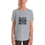 Load image into Gallery viewer, Black Lives Matter Youth Short Sleeve T-Shirt

