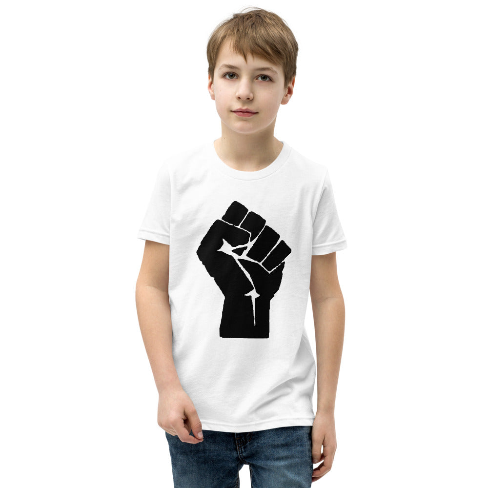 Black Lives Matter Fist Youth Short Sleeve T-Shirt