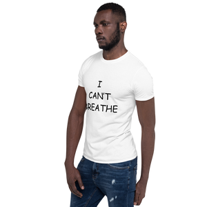 I Can't Breathe BLM White Men's T-Shirt