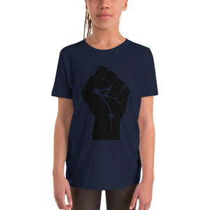 Black Lives Matter Fist Youth Short Sleeve T-Shirt