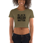 Load image into Gallery viewer, Black Lives Matter Women’s Crop Tee
