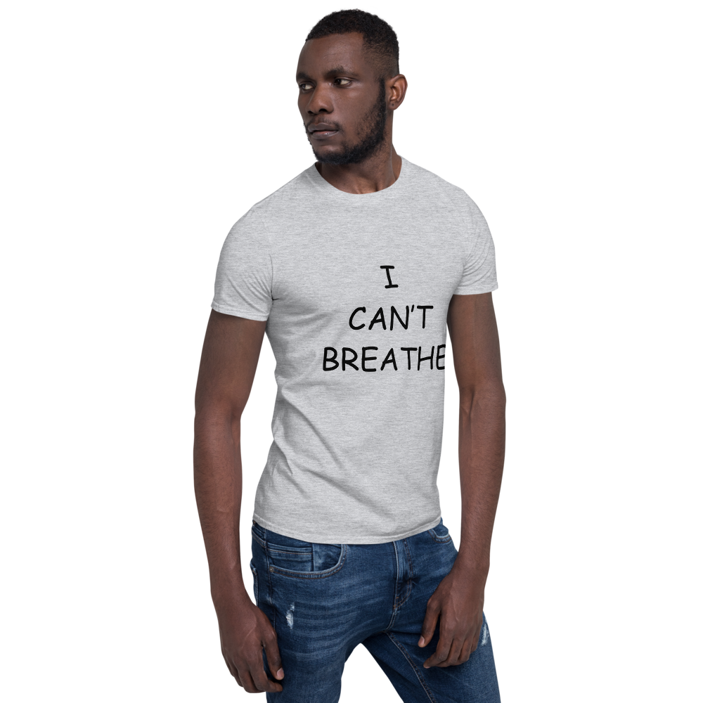 I Can't Breathe BLM White Men's T-Shirt