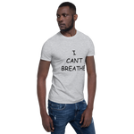 Load image into Gallery viewer, I Can&#39;t Breathe BLM White Men&#39;s T-Shirt
