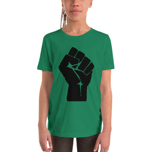 Black Lives Matter Fist Youth Short Sleeve T-Shirt