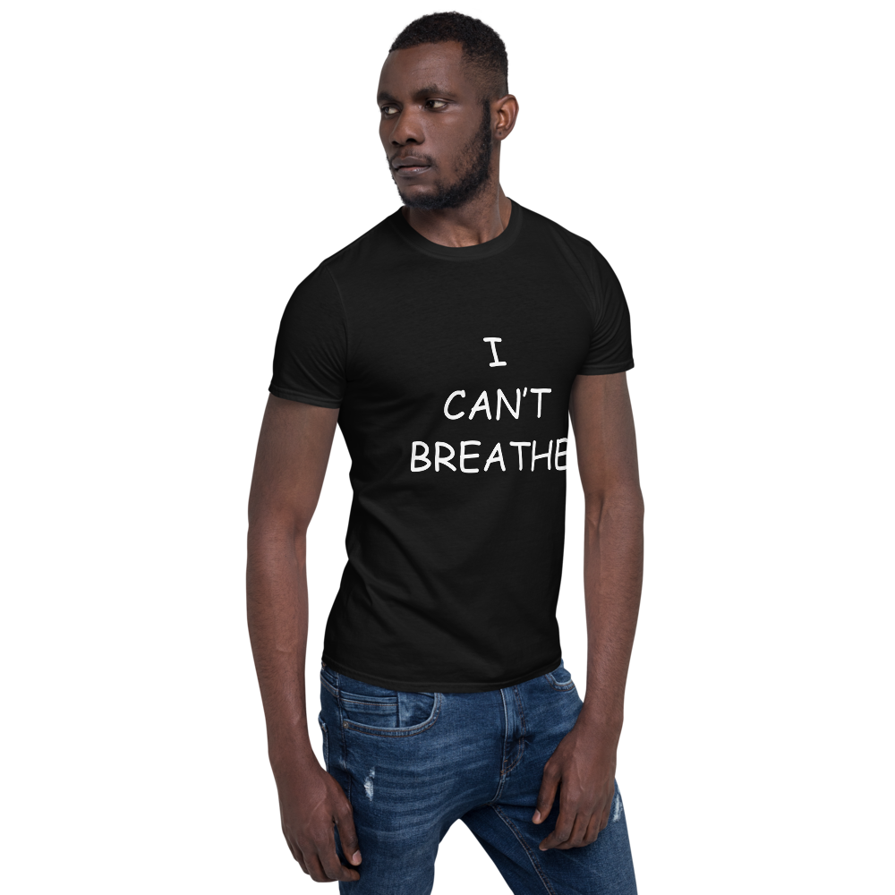 I Can't Breathe BLM Black Men's T-Shirt