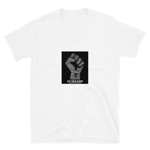 Say Their Names Fist BLM Men's T-Shirt