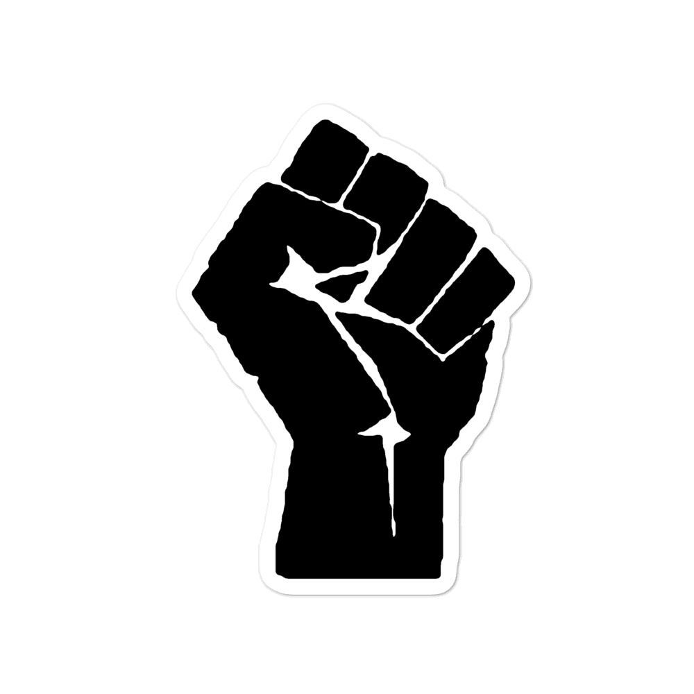Black Lives Matter Fist Sticker