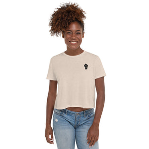 Black Lives Matter Fist Women's Crop Tee