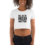 Load image into Gallery viewer, Black Lives Matter Women’s Crop Tee
