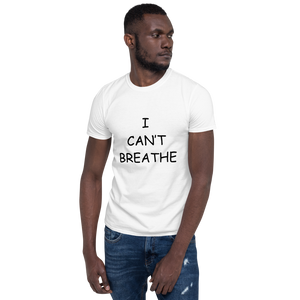 I Can't Breathe BLM White Men's T-Shirt