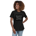 Load image into Gallery viewer, Say Their Names BLM Women&#39;s Relaxed T-Shirt
