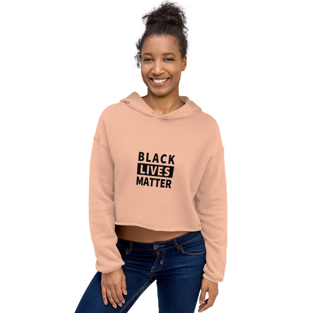 Black Lives Matter Women's Crop Hoodie
