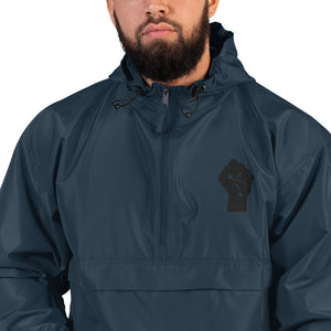 Black Lives Matter Fist Embroidered Champion Jacket