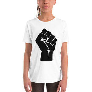 Black Lives Matter Fist Youth Short Sleeve T-Shirt