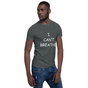I Can't Breathe BLM Black Men's T-Shirt