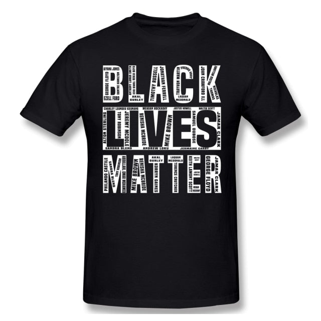 Black lives matter T-Shirts With Names Of Victims - Say Their Names