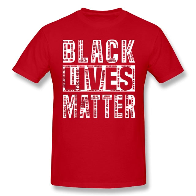 Black lives matter T-Shirts With Names Of Victims - Say Their Names