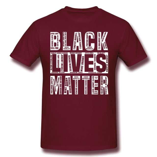 Black lives matter T-Shirts With Names Of Victims - Say Their Names