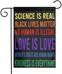 Back Lives Matter Garden Flag Banner