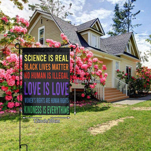 Back Lives Matter Garden Flag Banner