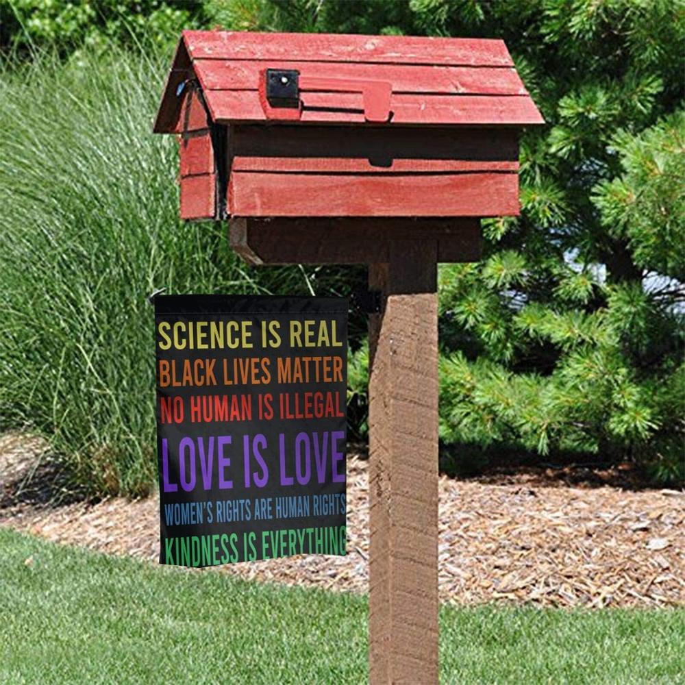 Back Lives Matter Garden Flag Banner